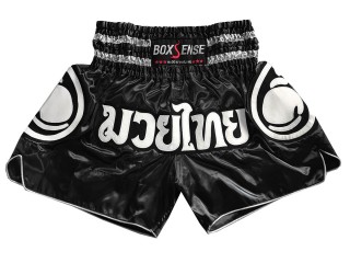 Boxsense Thai Bokseshorts : BXS-101-Sort