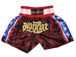 Kanong Thai Bokseshorts : KNS-149-Marineblå