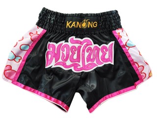Kanong Thai Bokseshorts : KNS-501-Sort