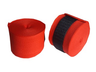 Kanong håndbind bokseudstyr, Muay Thai håndbind (Elastiske) : rød