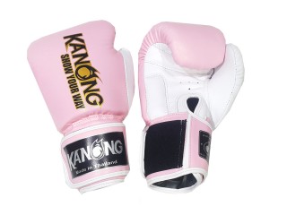 Kanong Muay Thai Boksehandsker : lyserød