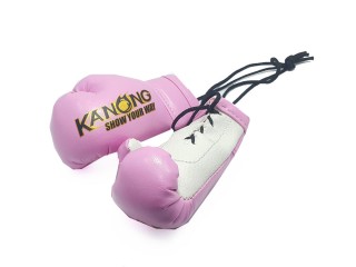 Kanong bokse tilbehør - små hængende boksehandsker : lyserød