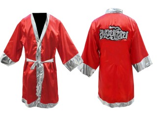 Kanong Muay Thai Boksning Kappe (Fight Robe) :  KNFIR-125-Rød