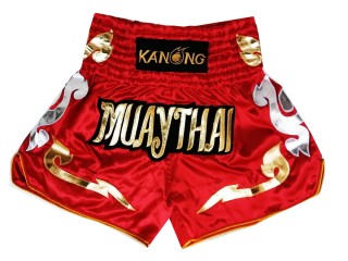 Kanong Thai Bokseshorts : KNS-126-Rød