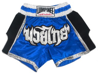 Lumpinee Muay Thai Shorts : LUM-023-Blå