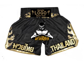 Personlig Muay Thai Shorts , Brugerdefinerede Muay Thai Shorts med brugerdefineret broderi