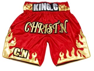 Personlig Boxing Shorts : KNBXCUST-20 70-Rød