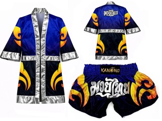 Personlig Boksning Kappe + Personlig Muay Thai Shorts : SÆT-506