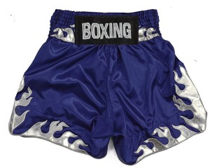 Personlig Bokseshorts Boxing Shorts : KNBSH-038-Flåde