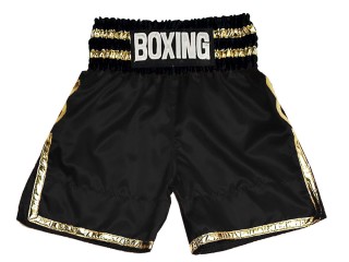 Personlig Bokseshorts Boxing Shorts : KNBSH-039-Sort