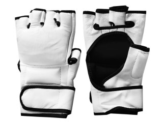 Custom MMA grappling handsker: Hvide