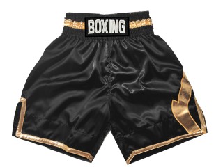 Personlig Bokseshorts Boxing Shorts : KNBSH-036-Sort guld