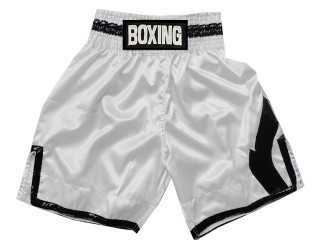 Personlig Bokseshorts Boxing Shorts : KNBSH-036-Hvid