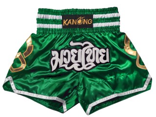 Kanong Thai Bokseshorts : KNS-143-Grøn