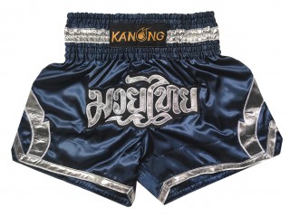 Kanong Thai Bokseshorts : KNS-144-Flåde