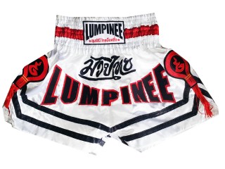 Lumpinee Muay Thai Shorts til Børn : KNS-136-Hvid-K