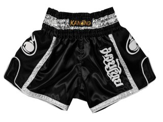 Kanong Retro Thai Bokseshorts : KNSRTO-208-Sort