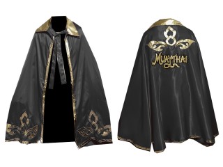 Personlig Muay Thai Batman Robe : sort Lai Thai