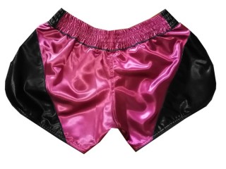 Kanong Retro Thai Bokseshorts : KNSRTO-202-rødbrun