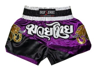 Boxsense Thai Bokseshorts : BXS-091-Lilla