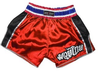 Boxsense Retro Thai Bokseshorts : BXSRTO-001-Rød