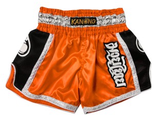 Kanong Retro Thai Bokseshorts : KNSRTO-208-Orange