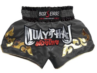 Boxsense Thai Bokseshorts : BXS-092-Grå