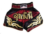 Lumpinee Muay Thai Kickboksning Shorts : LUM-049-Rød