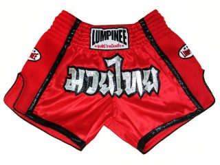 Lumpinee Muay Thai Kickboksning Shorts : LUMRTO-005-Rød