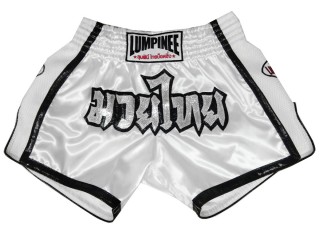 Lumpinee Muay Thai Kickboksning Shorts : LUMRTO-005-Hvid