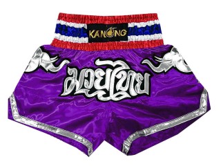 Kanong Thai Bokseshorts : KNS-125-Lilla 