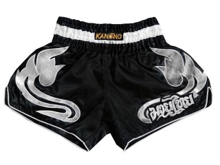 Kanong Retro Thai Bokseshorts : KNSRTO-209-Sort