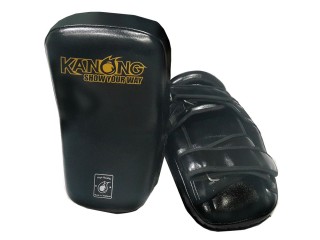 Kanong bokseudstyr - Buet Sparkepude Thai Pads / Kickshield : Sort