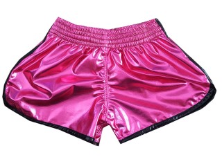 Kanong Kvinder Boksning Shorts : KNSWO-401-Mørk lyserød