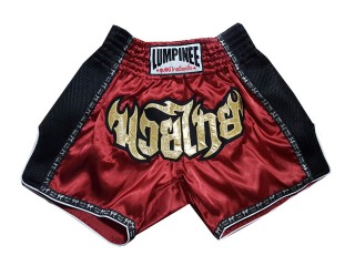 Lumpinee Muay Thai Shorts til Børn : LUMRTO-003-Rødbrun-K