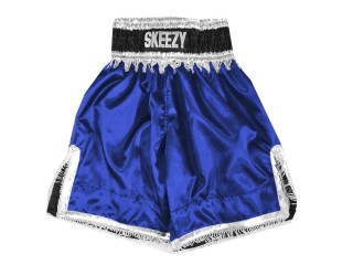 Specialtilpassede Boksershorts Boxing Shorts : KNBXCUST-2034-Blå