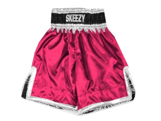 Specialtilpassede Boksershorts Boxing Shorts : KNBXCUST-2034-Mørk lyserød