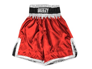 Specialtilpassede Boksershorts Boxing Shorts : KNBXCUST-2034-Rød