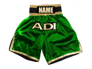 Specialtilpassede Boksershorts Boxing Shorts : KNBXCUST-2036-Grøn