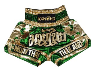 Kanong Muay Thai Shorts : KNS-136-Grøn