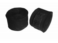 Kanong Bokse håndbind bokseudstyr , Muay Thai håndbind (Elastiske) : sort