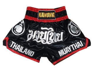 Kanong Thai Boksning Shorts til Damer : KNS-118-sort