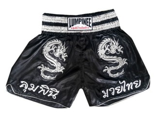 Lumpinee Muay Thai Kickboksning Shorts : LUM-038-Sort
