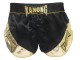 Kanong Retro Thai Shorts Til Kvinder : KNSRTO-201-sort-guld