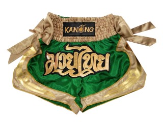 Kanong Thai Bokseshorts : KNS-132-Grøn