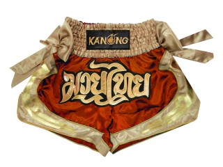 Kanong Thai Bokseshorts : KNS-132-Orange